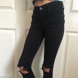 black Citizens of Humanity skinny jeans